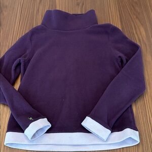 Dudley Stephens purple Top with light purple tipped Accent size medium